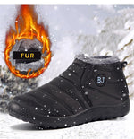 Snow Men Boots Casual Shoes Man Outdoor Men's Winter Sneakers Platform Men Shoe Waterproof Ankle Boots Work Boots Footwear