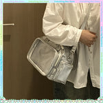 Anime Two-Dimension Japanese Uniform Bag Jk Shoulder Bag Large Capacity Crossbody Versatile Badge Display Bag Doll Itabag