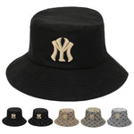 Unisex Letter Embroidery Fisherman Hat Women Summer Versatile Sunscreen Hats Sun Hat Men Trend Bucket Hats