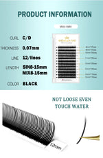 CoMango Premium 5D Flower Fairy Flora Lashes Premade Fans Individual Lashes Extension Soft Natural Makeup Wholesale Supplier