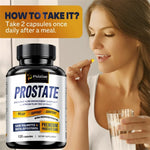 Prostate Supplements - Contains Saw Palmetto To Support Prostate Health & Urinary Function, Relieve Bladder, and Boost Immunity