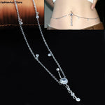 1PC  Fashion Surgical Steel Belly Button Waist Chain Navel Piercing Ring Body Jewelry