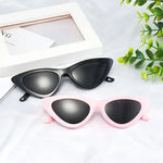 European and American Style Cat-eye Sunglasses Fashion Simple Photo with Small Frame Sunglasses Triangle Glasses