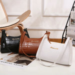 Fashion PU Shoulder Bag Casual Versatile Underarm Bags Simple Solid Color Handbag