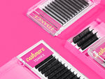 TDANCE Cashmere Lash Extensions Super Matte Black Classic Lash Extensions Individual Volume Lash for Professional Mink Lashes