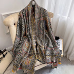 180*90cm Large Silk Satin Scarf Hijab Women Print Spring New Shawl Wrap Female Hand Bag Foulard Pashmina Travel Echarpe 2022