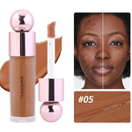 5.5g Smooth Liquid Concealer Cream Long Lasting and Waterproof Foundation Moisturizing Makeup Base Full Coverage Face Make Up