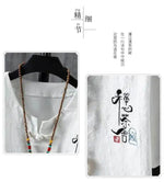 (Shirt + trousers) 2025 summer Chinese Style men shirt Cotton and linen shirts men's High quality casual shirts Two Piece M-5XL