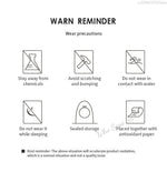 2025 New Fashion Three Piece Set Blue Square Zircon Rings For Women Party Idea Gifts Custom Jewelry