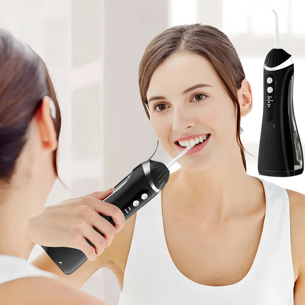 Oral Irrigator 3 Cleaning Modes Portable Rechargeable Waterproof IP65 Dental Water FlosserTeeth Jet Floss