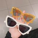 Cat Eye Sunglass Trendy Female Eyewear Luxury Brand Designer Popular Women Travelling Sun Shades Glasse