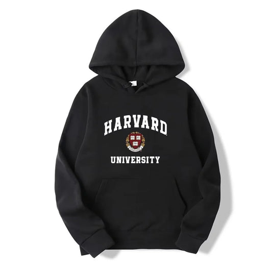 Harvard University Hoodies Spring and Autumn Fashion Men's Warm Hoodies Casual Street Hot Selling Morning Running Sports Hoodies