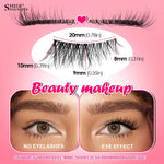 New Half Eyelashes False Lashes 5/10 Pairs 3D Mink Lashes Natural Eyelash Extension Cat Eye Eyelashes Makeup faux Cils maquiagem