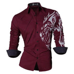 Men's long sleeved shirt, fashionable and luxurious casual shirt, high-quality and comfortable new men's top