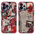 Marvel Spider Man Clear Phone Case For Xiaomi Redmi Note 13 12 11 Pro Plus 4G 5G 12S 11S 10 10S 9 9S 8 13C 12C 10C Silicone Etui