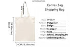Shh Simple Paint Cavas Bag Women Large Capacity Canvas Handbag Daily Single Shoulder Bag Shopping Bag