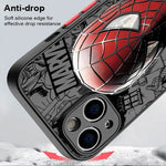 Marvel Spider-Man Venom Cover Phone Case for iPhone 11 12 Mini 13 14 16 15 Pro 15 16 Pro Max Matte Hard Shell