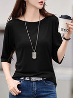 Women's solid color blouse