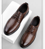 Leather Casual Elevator Shoes for Men 10cm Invisible Height Increase Casual Sneakers Business Formal Shoes