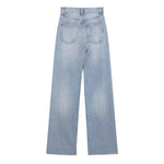 Willshela Women Jeans Denim Pant High Waist Female Chic Lady Casual Basic Mujer Straight Trousers
