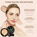 CC Cream Foundation Moisturizing Concealer Waterproof Oil, Mushroom Head Air Cushion, Long-Lasting Nude Makeup