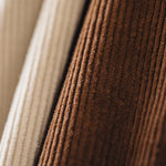 Maden Retro Heavyweight Corduroy Casual Pants Cotton Straight Solid Color Men's Classic Versatile Style Fall and Winter Trousers