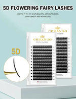 CoMango Premium 5D Flower Fairy Flora Lashes Premade Fans Individual Lashes Extension Soft Natural Makeup Wholesale Supplier
