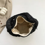 Women Stylish Commuting Bags Large Capacity Quilted Bubbles Crossbody Bag Solid Color Fashion Padded Sling Bag Messenger Bag