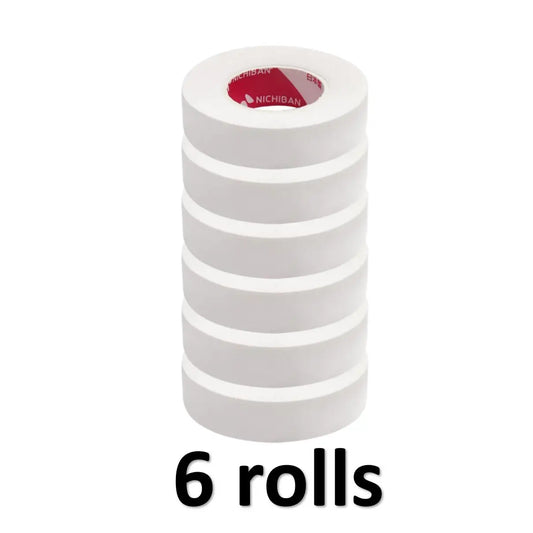 3/6 Rolls Japanese Insulating Tape for Eyelash Extension Lint Free Under Eye Pads Breathable Non-woven Tape Paper Eyelash Patch