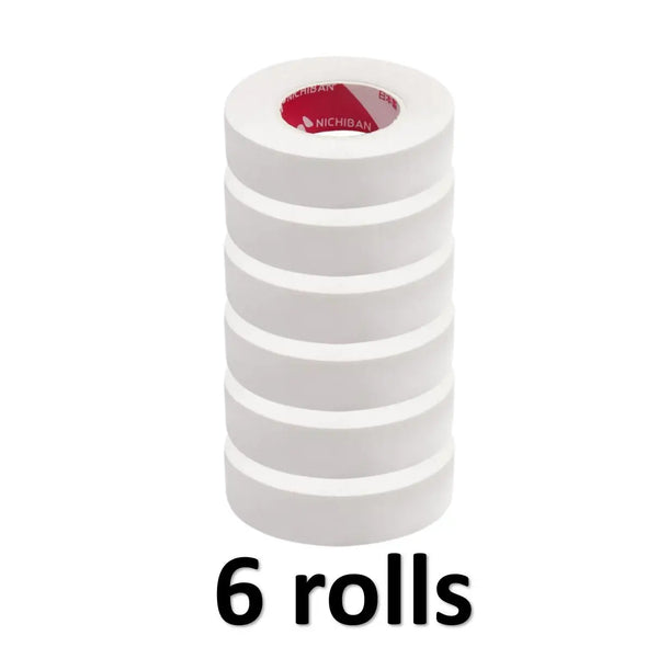 3/6 Rolls Japanese Insulating Tape for Eyelash Extension Lint Free Under Eye Pads Breathable Non-woven Tape Paper Eyelash Patch