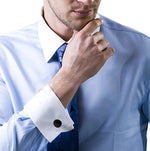 Delicate Jewelry Men's Cufflinks Enamel Crystal Round Wedding Party Cufflink French Shirt Cuff Buttons Boyfriends Gift 2023