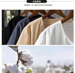 (Shirt + trousers) 2025 summer Chinese Style men shirt Cotton and linen shirts men's High quality casual shirts Two Piece M-5XL