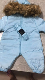 Winter clothes Infant Baby Snowsuit Boy Girl Romper Jacket Hooded Jumpsuit Warm Thick Coat Outfit Kids Outerwear Infant Clothing
