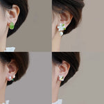 New Trend Contracted Sweet Fresh Flowers Drop Earrings 2023 Spring Summer Fine Versatile Women Jewelry Girl's Earrings