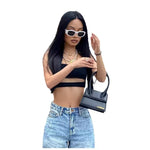 Floor Length Pant Jeans Women Wide Leg Denim Pants High Waist Loose Casual Straight Trousers Elegant Splice Autumn 2024