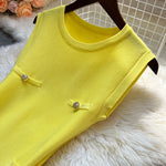 YuooMuoo Chic Fashion 2025 Summer Pleated Short Dress Women O-neck Slim Waist A-line Party Dress Streetwear Lady Outfits Vestido