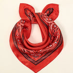 Bohemian Print Bandana Paisley Printed Headbands Hiphop Kerchief Outdoor Unisex Headband Wrist Wraps Face Mask Handkerchief