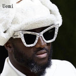 New Fashion Brand Designer Oversized Sunglasses For Women Men Cat Eye Modern Retro Sun Glasses Ins Trending Shades UV400 Eyeglas