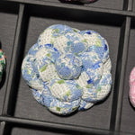 6.8cm New Camellia Flower Brooch Coarse Woolen Fabric Handmade Super Shaped Pins Women's High-end Luxury Corsag