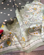 New Paisley Print Female Satin Neck Scarf Square Hair Scarves Foulard Head Band Shawls Wraps Neckerchief Bandana Women