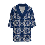 Men's Printed Casual Loose V Neck Luxury Textured Jacquard Fabric Half-Sleeved T-Shirt and Shorts Two-Piece Set, Fashionable Summer Men's Suit, Loose Fit, Breathable and Comfortable