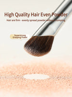 2PCS Cangzhou Sickle Nose Shadow Brush for Sculpting, Nose Wing Halo Dyeing, Super Soft Makeup Brush, Diagonal Nose Brush Tool