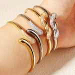 Trendy Miallo Stainless Steel Spike Bracelet Newest Studded Wrap Woman's Bracelet Brand Nail Bracelets Female As Gifts