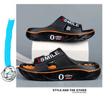 Summer New Men's Massage Slippers Indoor Outdoor Sandals Beach Men Casual Shoes Soft Slides Flip-flops Men Women Home Slippers