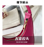 Fashion Alligator Pattern Shoulder Bags for Women Small Handle Underarm Bag Clutch Luxury Pu Leather Female Handbag with Purse