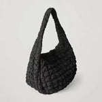 Autumn and Winter Fashion Large Capacity Folded Cloud Bags Lightweight Down Shoulder Bag Lady Messenger Light Weight Travel Bags