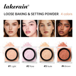 Loose Baking&Setting Powder Long Lasting Oil Control Natural Face Matte Waterproof BrighTening Loose Powder Makeup Cosmetics