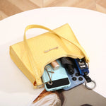 Fashion PU Shoulder Bag Casual Versatile Underarm Bags Simple Solid Color Handbag