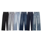 Willshela Women Jeans Denim Pant High Waist Female Chic Lady Casual Basic Mujer Straight Trousers