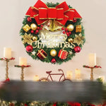 Christmas Decoration Handmade Simulation Christmas Wreath Door Hanging Window Props Exquisite High Quality Home Decor